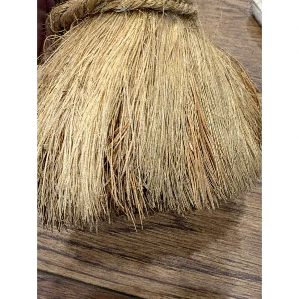 Vintage Whisk Broom Straw & Trowel / Float Primitive Farmhouse Decor